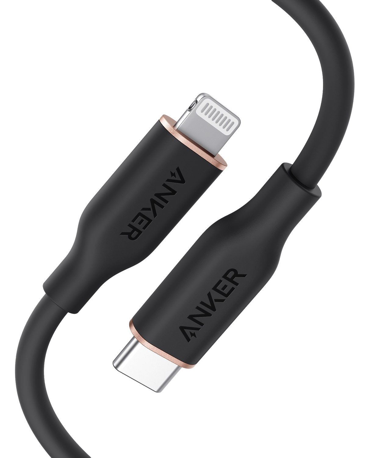 Refurbished Anker 641 USB-C to Lightning Cable (Flow, Silicone)