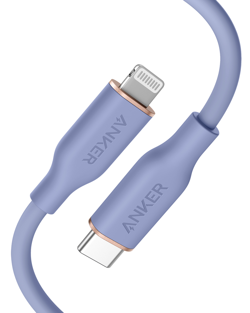 Anker 641 USB-C to Lightning Cable (Flow, 3 ft Silicone)