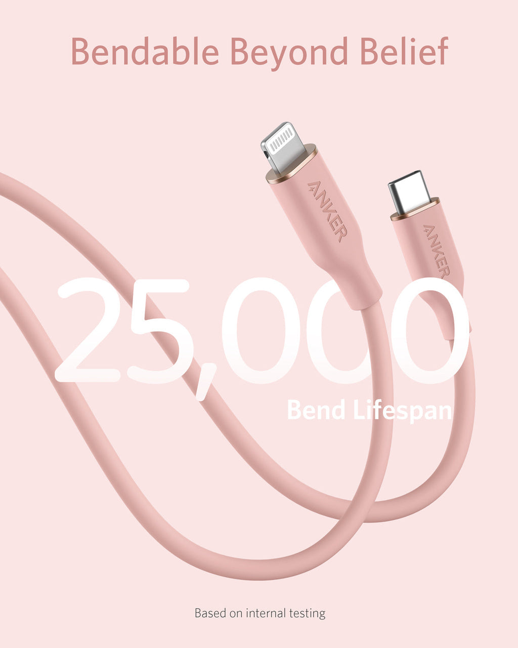 Anker 641 USB-C to Lightning Cable (Flow, 3 ft Silicone)