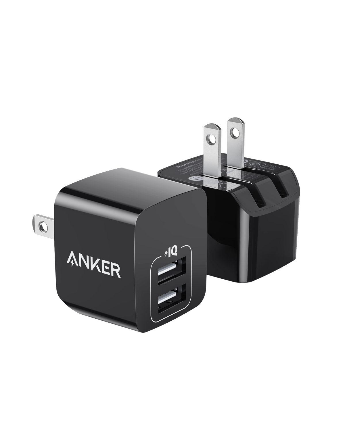 Anker Dual-Port 12W Wall Charger (2-Pack)